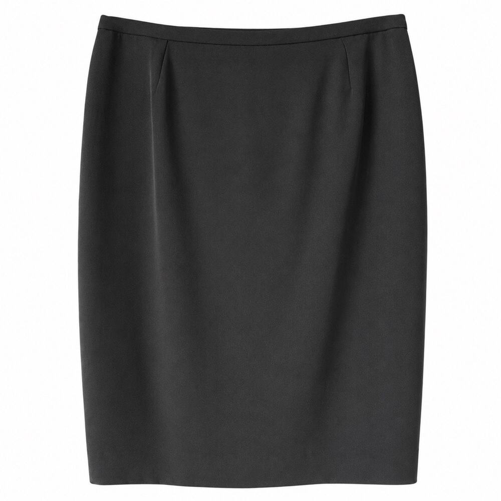 Armani Collezioni Skirt Women’s Size 8 Black Pencil Made in Italy Office Siren